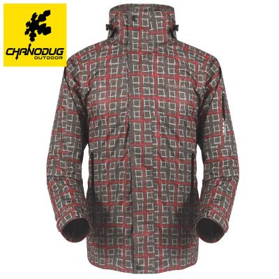 Sanodoji outdoor emergency men genuine fleece two sets of breathable waterproof mountaineering clothes