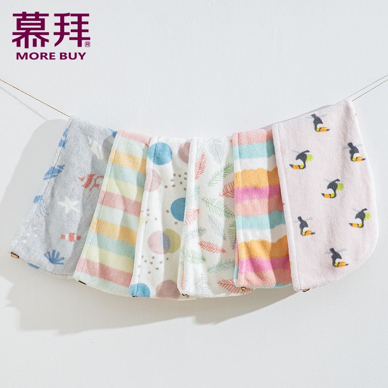 Yiwu Quality Dry Hair Cap, Women's Coral Fleece, Absorbent, Quick-drying, Soft Fiber Shower Cap, Dry Hair Towel -1604/42025 Specification image