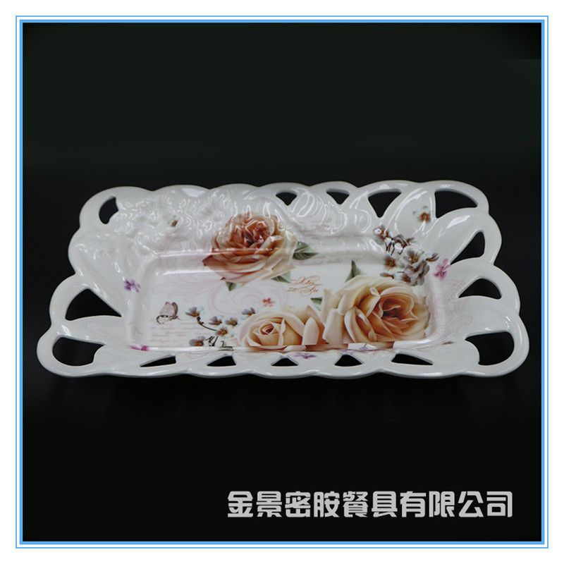 糖果盆果盘欧式客厅干果盘现代简约家用密胺水果盆创意茶几盘详情图2