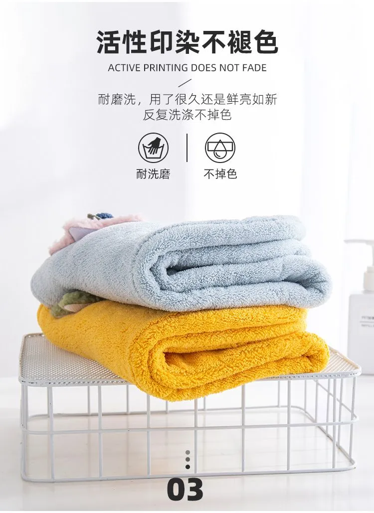 Yiwu Quality Dry Hair Cap Coral Fleece Absorbent Quick-Drying Soft Fiber New Dry Hair Towel -4117/42025 detail image 4