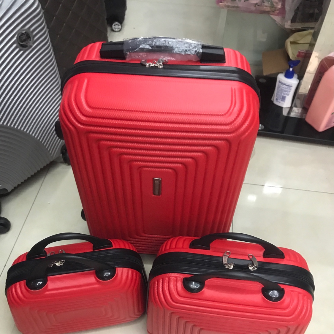 ABS拉链万向轮旅行箱12-14化妆包20-24-28拉杆箱详情图7