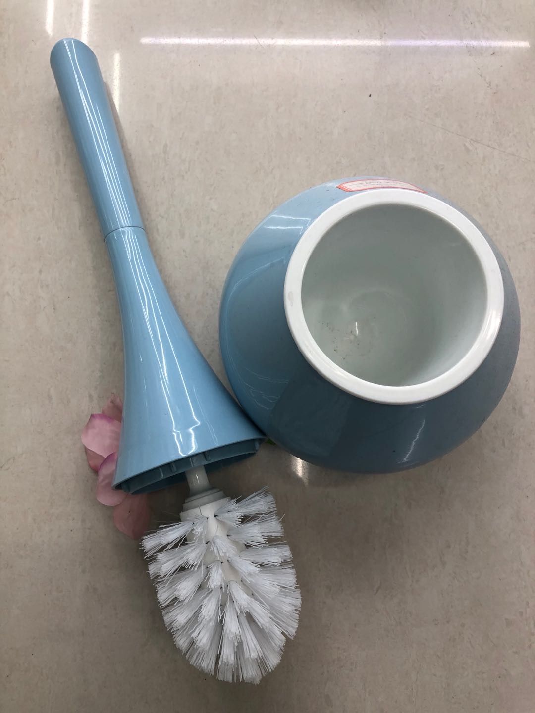 创意花瓶式马桶刷清洁刷圆头洁厕刷长柄去死角厕所刷洗马桶的刷子详情图3