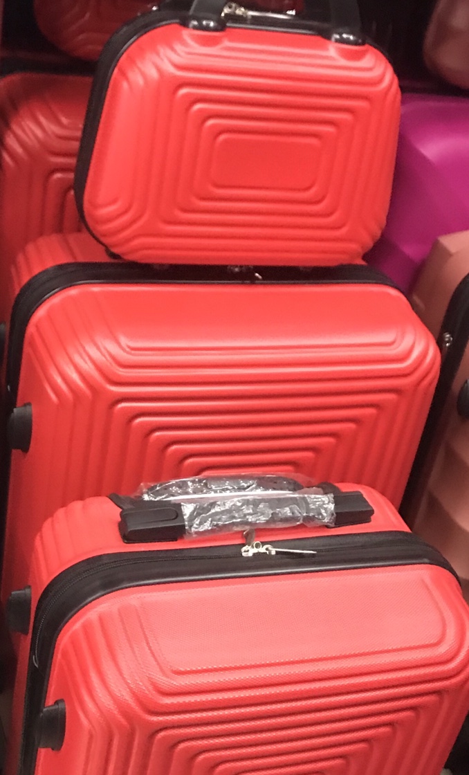 ABS拉链万向轮旅行箱12-14化妆包20-24-28拉杆箱