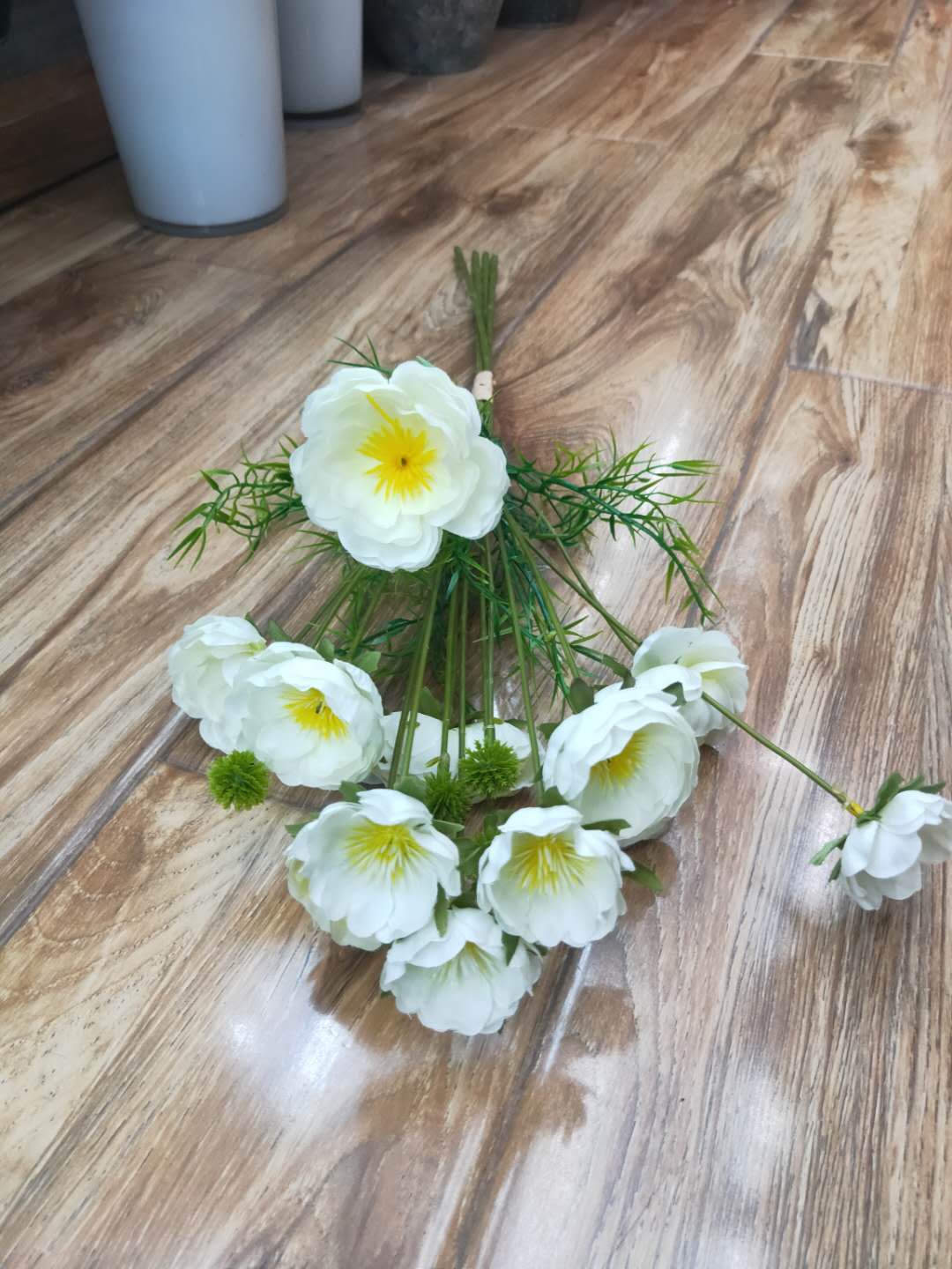 Factory direct sales of artificial flowers wholesale. 12-head Spring peony. For interior decoration, you can choose from a variety of national trend colors detail image 3