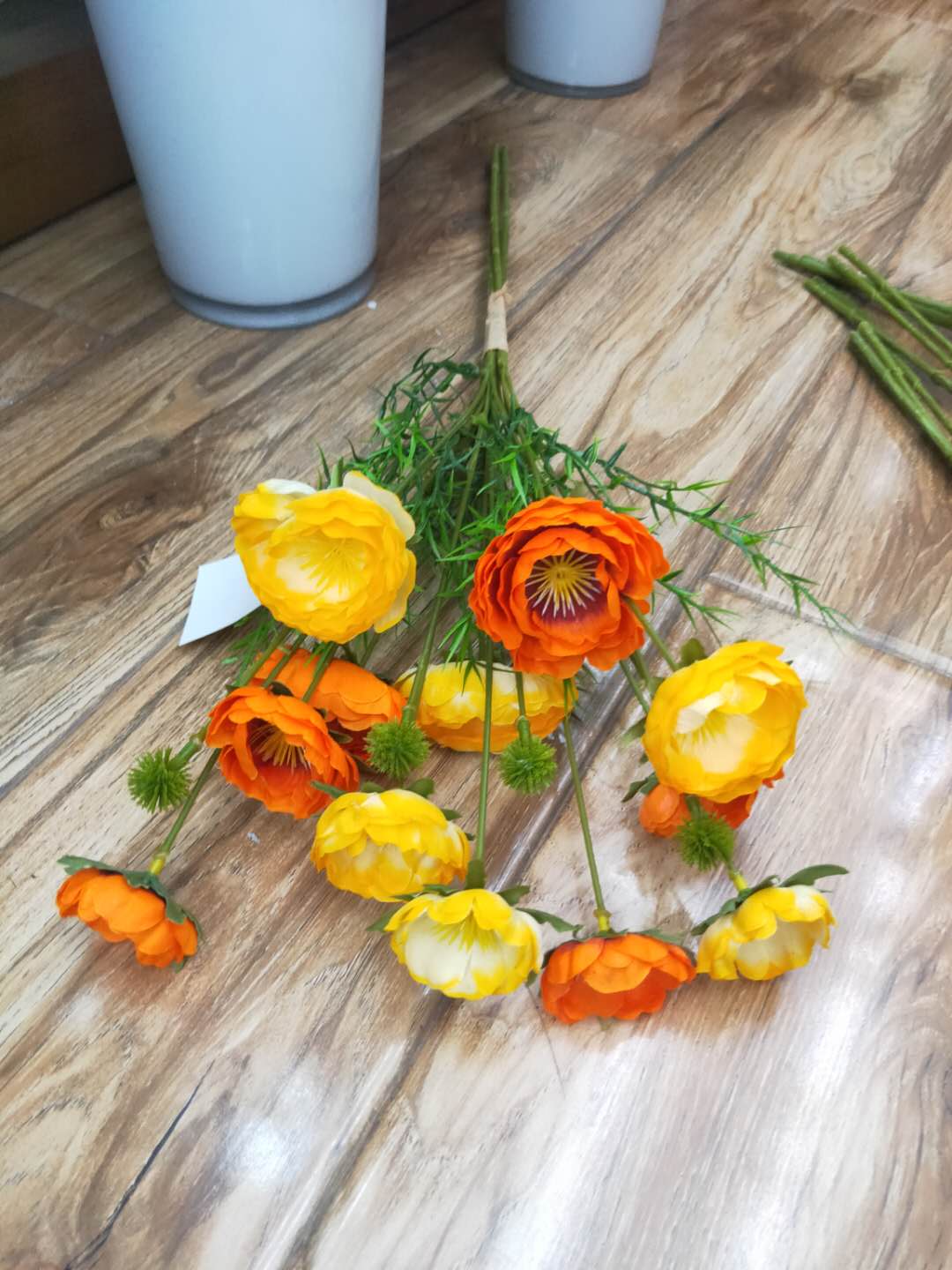 Factory direct sales of artificial flowers wholesale. 12-head Spring peony. For interior decoration, you can choose from a variety of national trend colors detail image 4