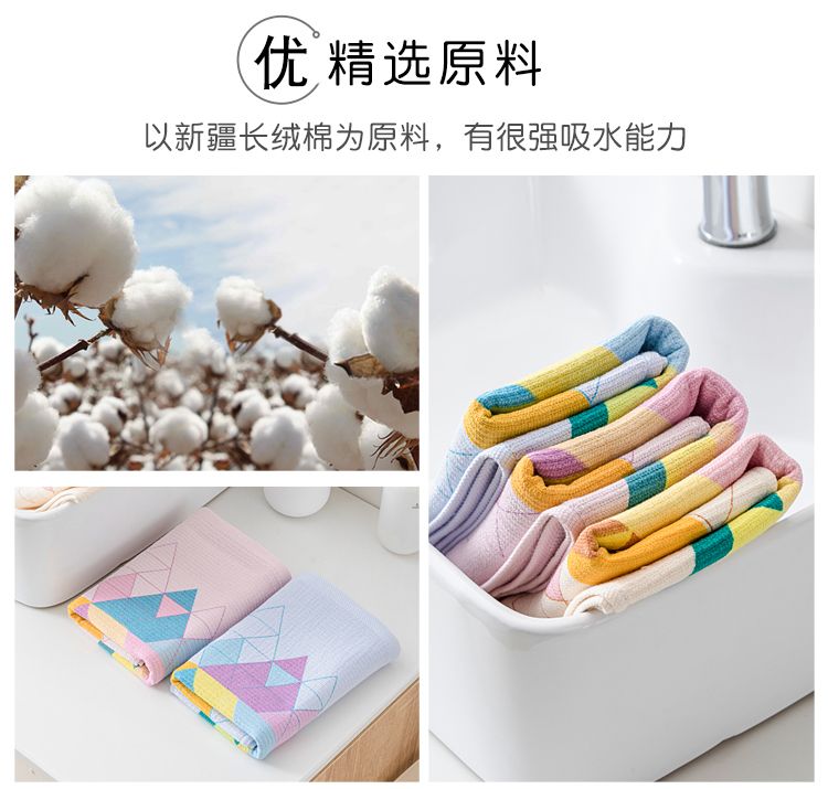 Yiwu quality products Factory Direct sales - Pure cotton adult household soft all-cotton facial towels -6691/42025 detail image 5