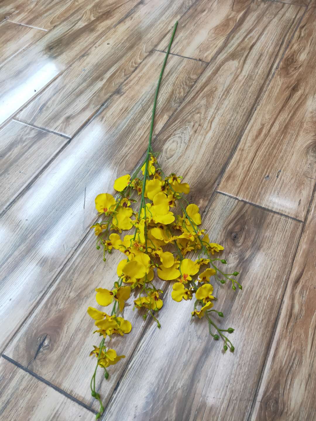 厂家直销 仿真花批发 5叉跳舞兰  室内装饰 颜色可多选详情图1