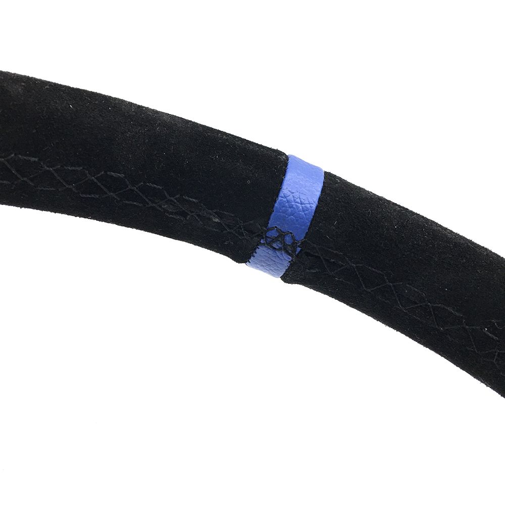Car modification steering wheel, universal racing car imitation steering wheel, velvet leather modification special direction controller, 14 inches detail image 4