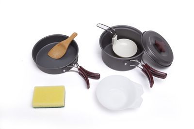 Shano Doge camping cookout cookout set 2-3 person portable cookware cookware outdoor cookware
