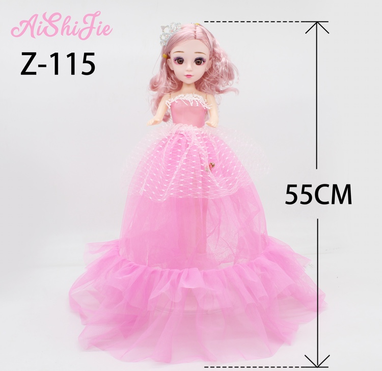 The manufacturer sells 55cm singing music Barbie doll girl birthday toys for children