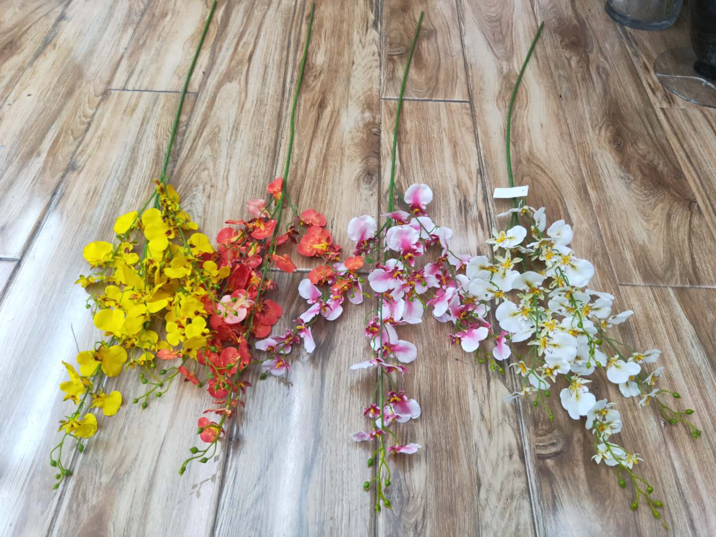 厂家直销 仿真花批发 5叉跳舞兰  室内装饰 颜色可多选细节图