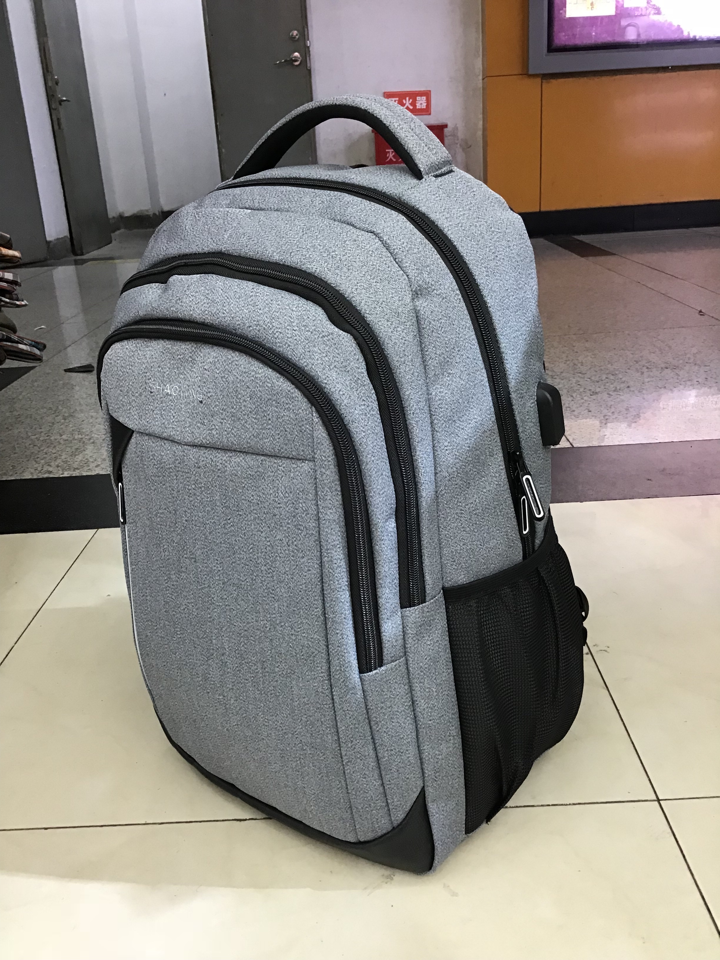 Backpack Men's Backpack Multi-Functional Business 18-Inch Computer Bag Leisure Schoolbag Large Capacity Backpack details Picture