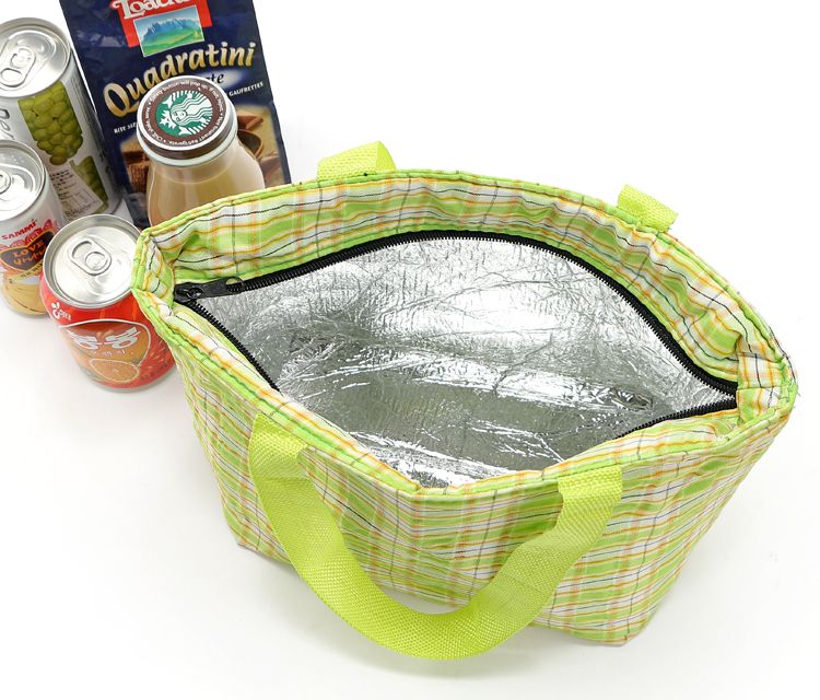 Hot-selling insulated bags, multi-color checkered bento bags, low-price promotion, hand-held lunch bags, factory direct sales Item Picture