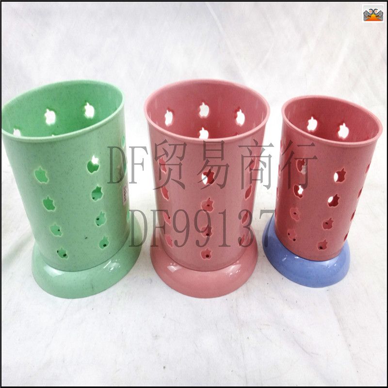 DF99137 plastic chopstick holder Chopstick holder Round kitchen Chopstick holder Apple type Chopstick holder Both wet and dry DF TRADING HOUSE