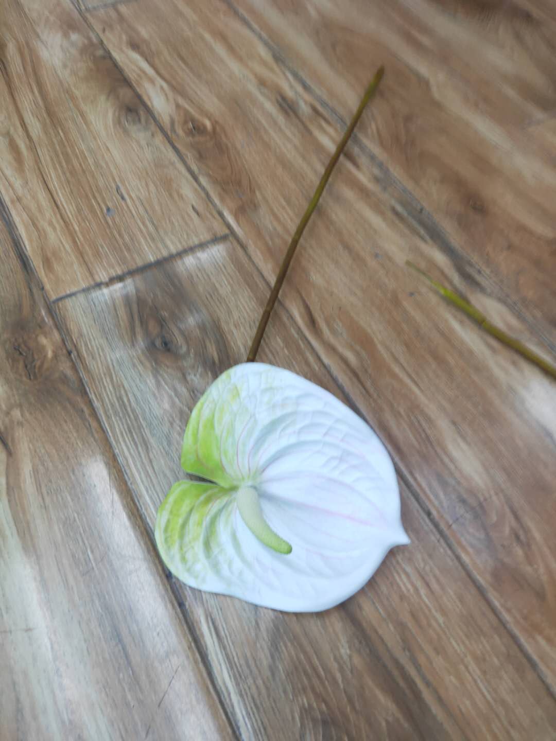 Factory direct sales of artificial flowers, wholesale of single anthuriums, and multiple color options for living room decoration detail image 4