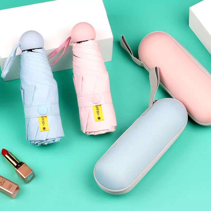 眼镜盒伞 三折伞口袋伞产品图