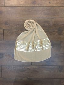 Khaki shawl shawl