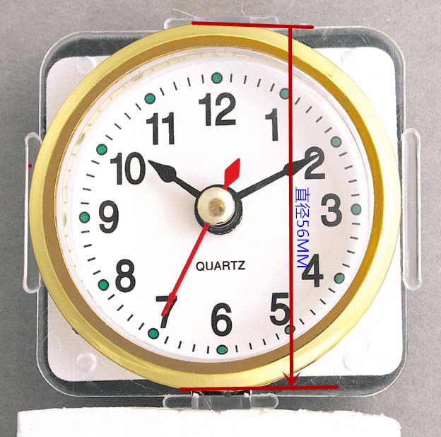 透明钟头钟胆37MM/48MM树脂钟头书包相框工艺品钟表配件详情图8