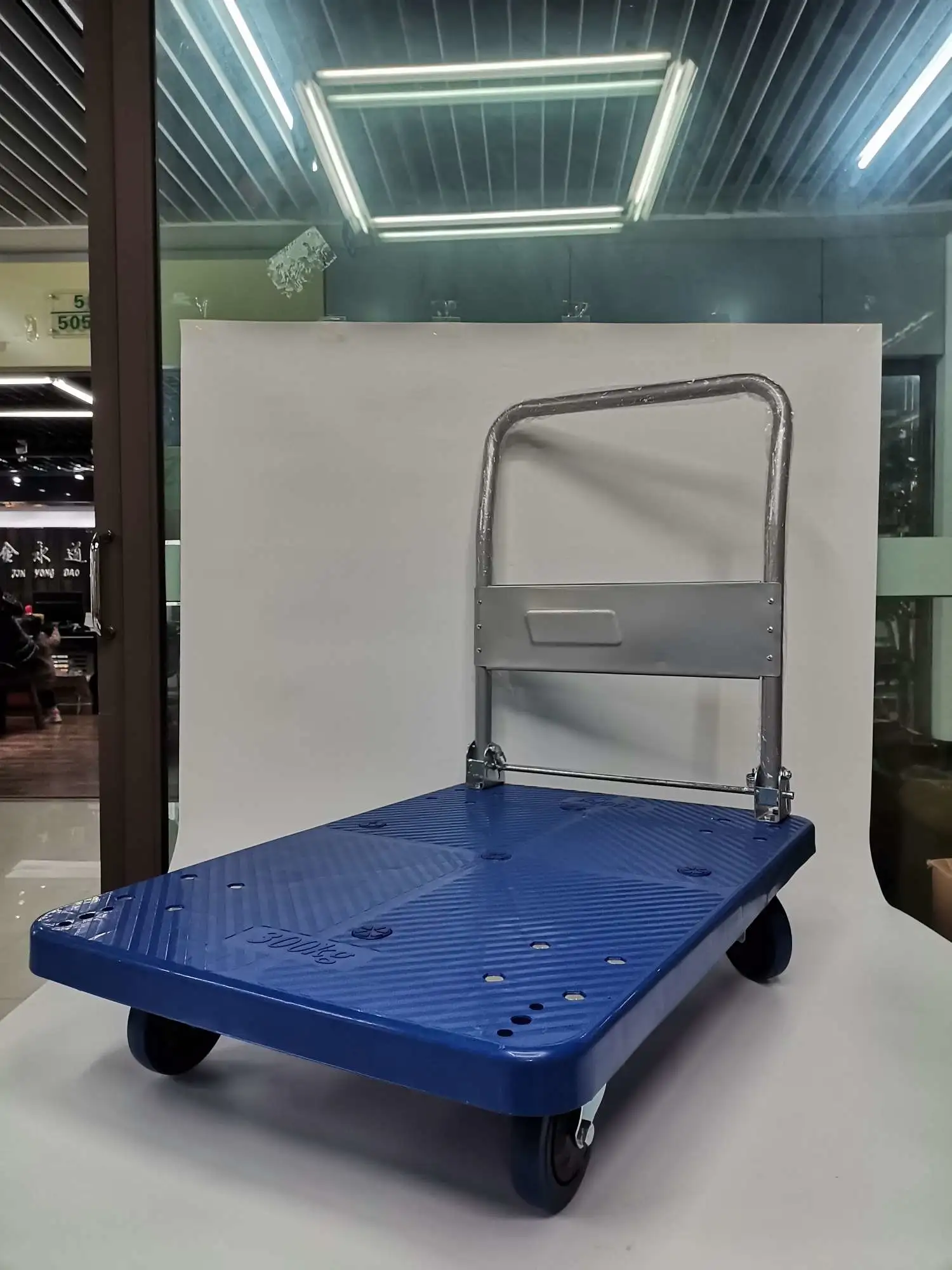 Foldable plastic flatbed truck, logistics vehicle, handcart detail image 3