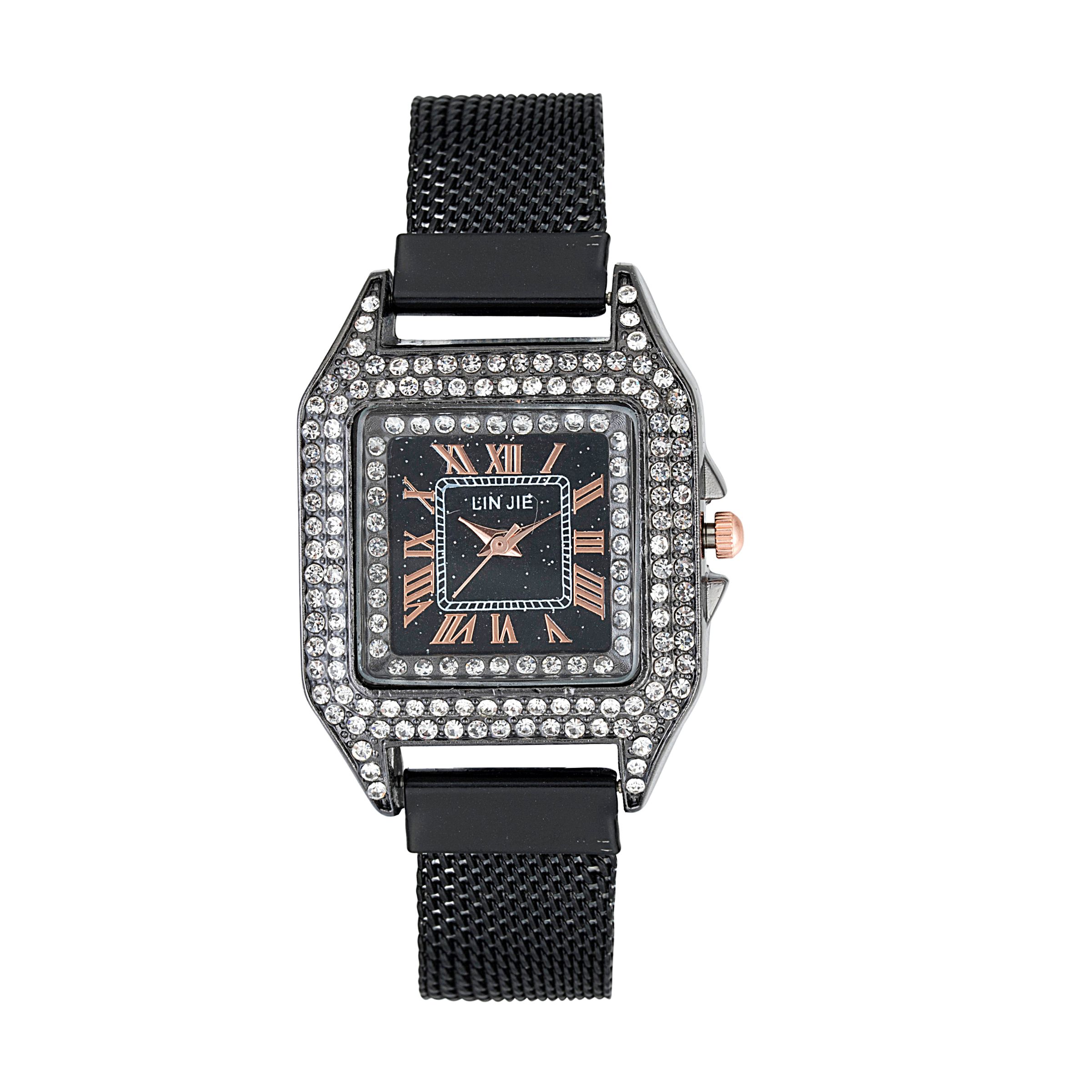ebay bestseller, wish's popular foreign trade fashion starry sky women's watch, suction stone Milan with square ladies' quartz watch details Picture