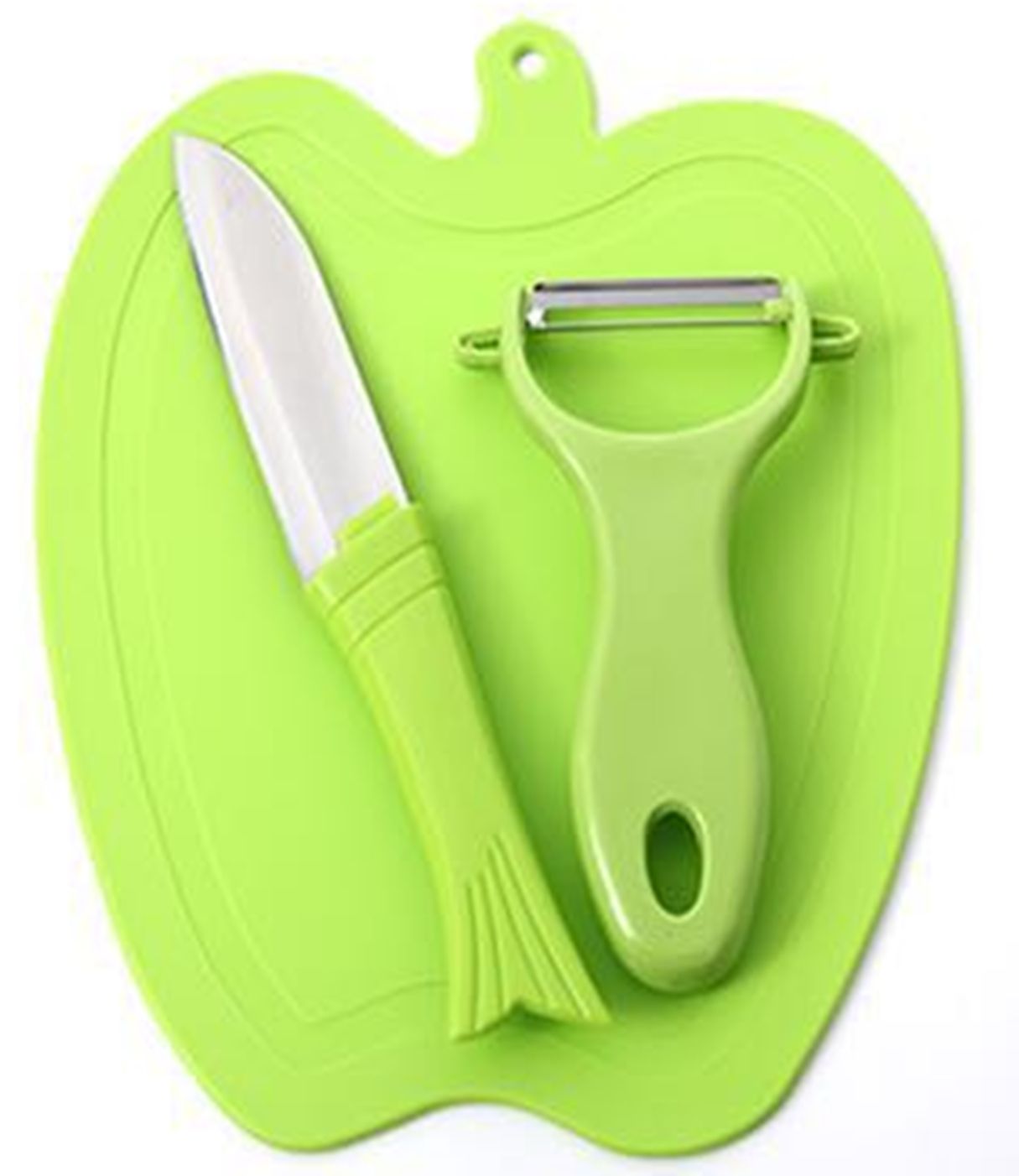 Yiwu Selection Top American Apple cutting board three-piece set /TZ full figure