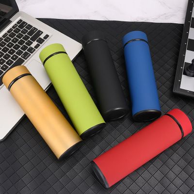 Kailushi Gift Pen Industry offers high-end stainless steel vacuum insulated cups for office use, creative business office straight cups, and custom wholesale of gift cups for exhibition openings detail image 1