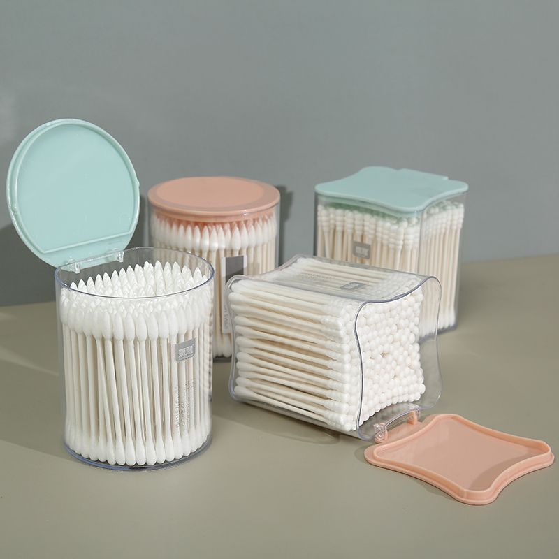 80 pieces of double-head makeup disposable beauty tip cotton stick unpacking box makeup cotton swab out ear cotton swab