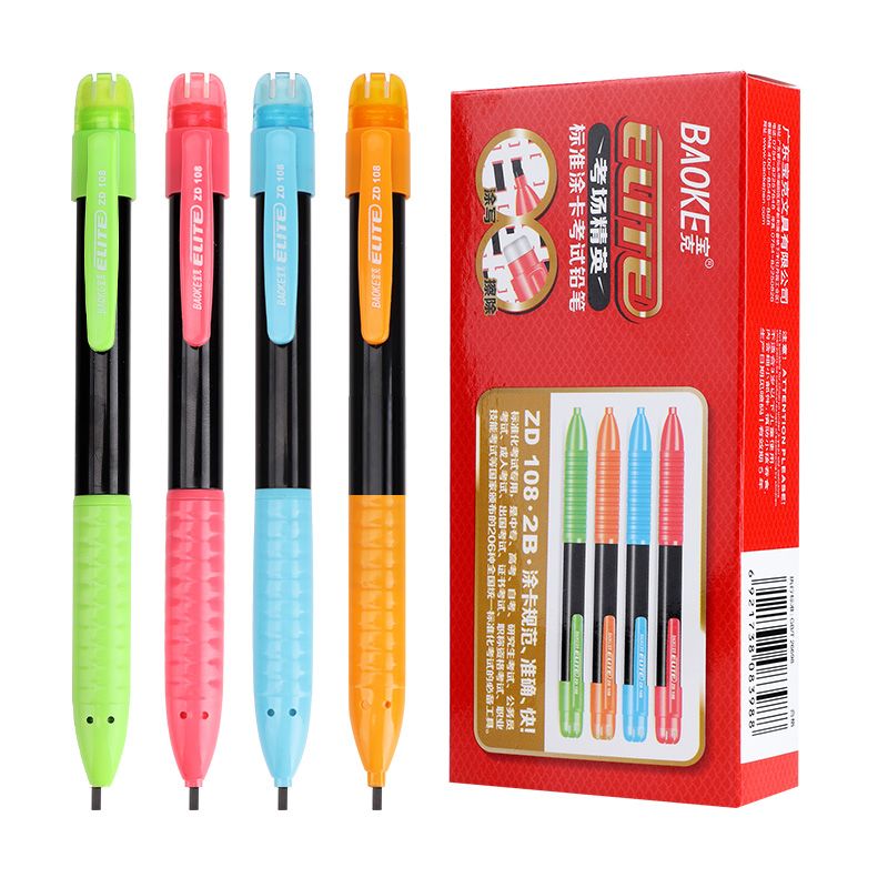 Baok Stationery ZD108 Standard Card Pencil for Examination 2B Item Picture
