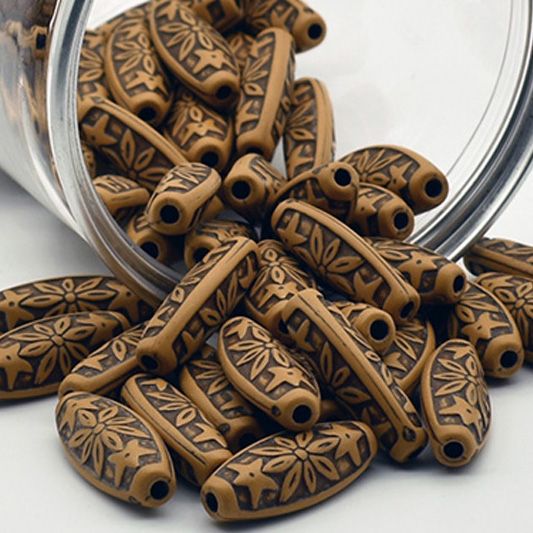 DIY jewelry accessories Handmade beaded material Earrings headdress imitation wood beads 135345 thumbnail