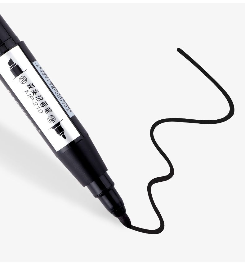 Bok MP210 marker pen, a double-headed oil-based marker pen for CD discs detail image 4