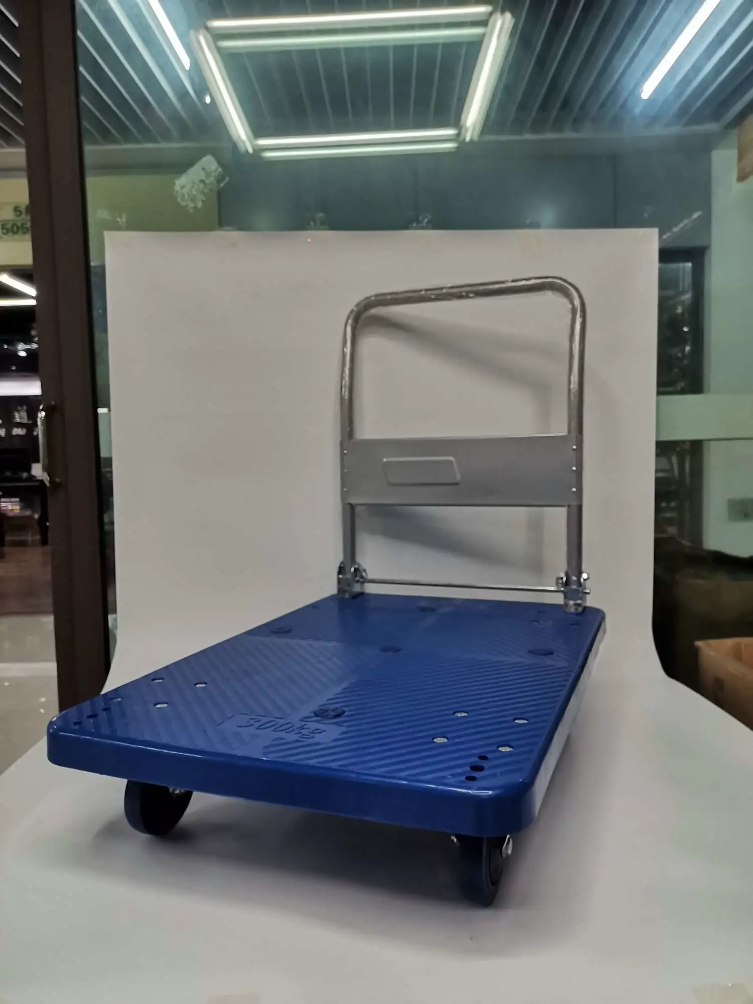 Foldable plastic flatbed truck, logistics vehicle, handcart detail image 1