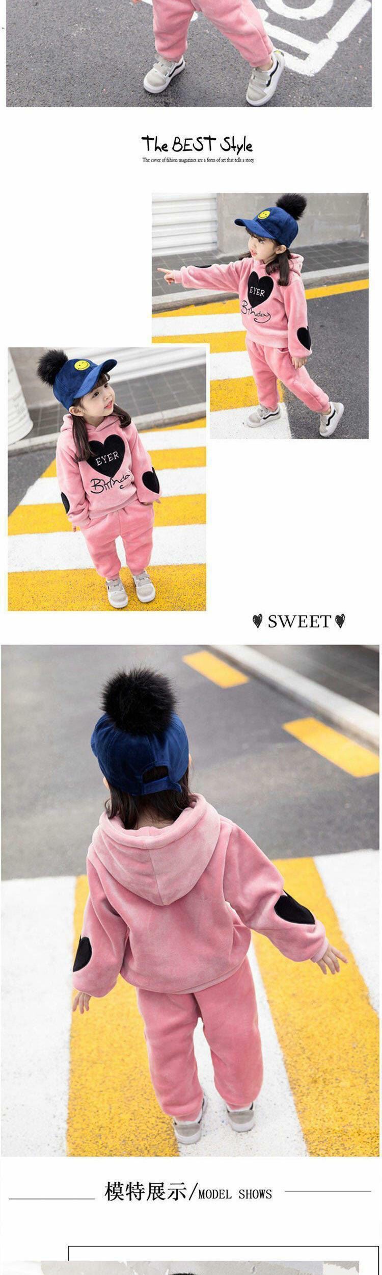 女宝宝冬装套装岁韩版女童加绒洋气金丝绒两件套5详情图4