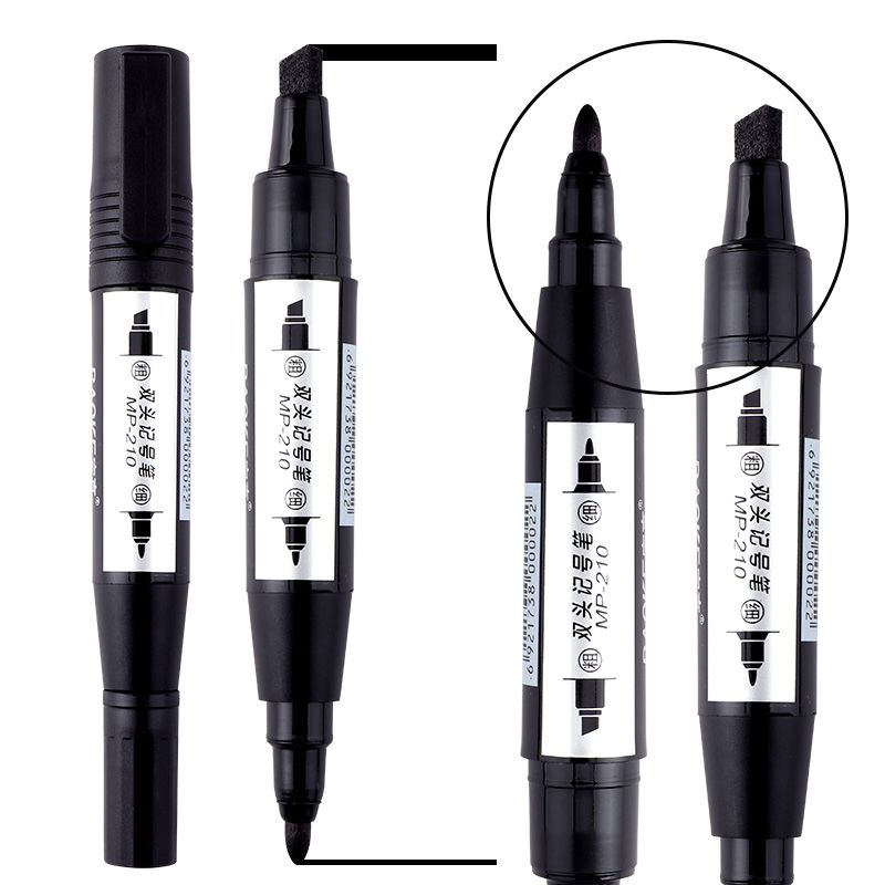 Bok MP210 marker pen, a double-headed oil-based marker pen for CD discs Item Picture