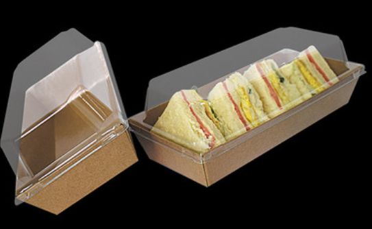 牛皮纸烘焙用品 蛋糕三明治面包食品外包装19*8.5*6cm
