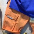 Korean-style solid-color short-sleeved suit detail image 3