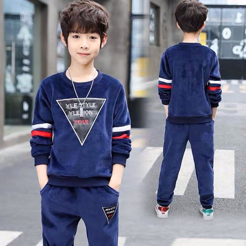 Boys' Autumn Set 2020 New Kids' Clothes 6 Kids Stylish 8 Kids' Clothing 7 Boys 9 years old Handsome Big Kids undefined