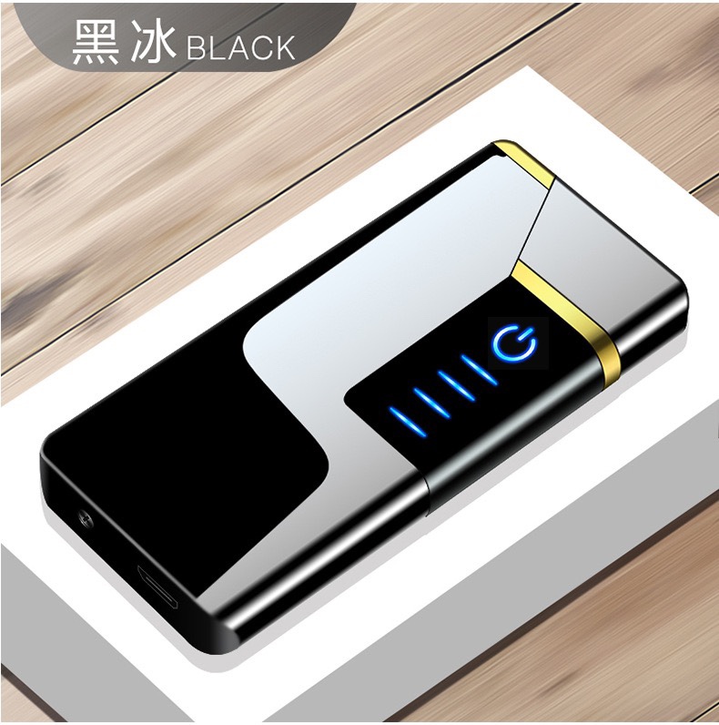 TWP便捷式超薄USB充电双电弧打火机厂家直销爆款触摸感应详情图13