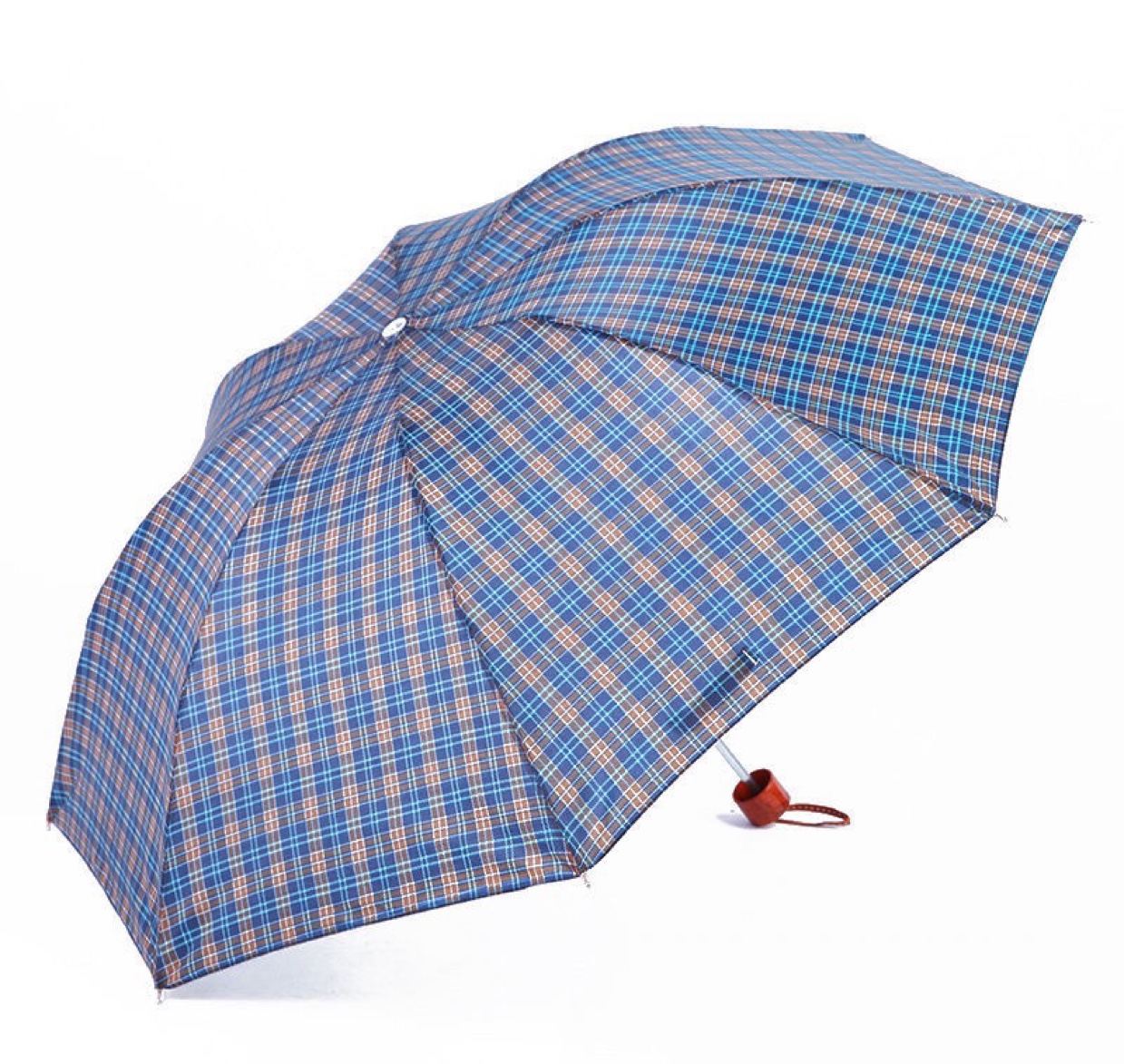格子伞 折叠伞 男士伞 地毯伞   外贸伞