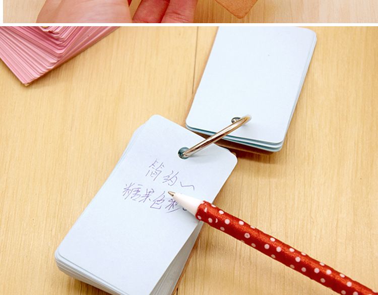 糖果色创意口袋本铁圈口袋便签本随身便签复古小本子学生详情7