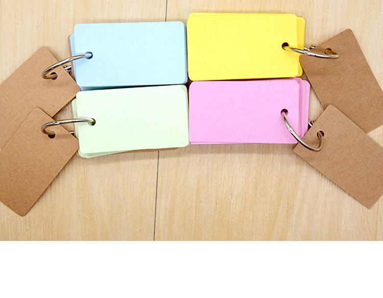 糖果色创意口袋本铁圈口袋便签本随身便签复古小本子学生详情9