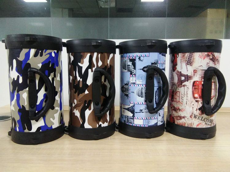 充电手提汽车户外多功能蓝牙音箱 低音炮插卡炮筒款音箱 B800详情图1