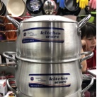 Three-piece set of bulging pot