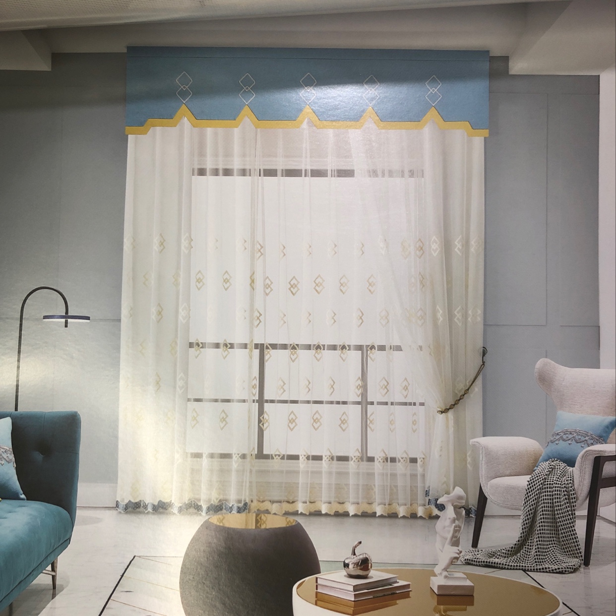 New style factory direct sales available for retail and wholesale curtains 2099--7
