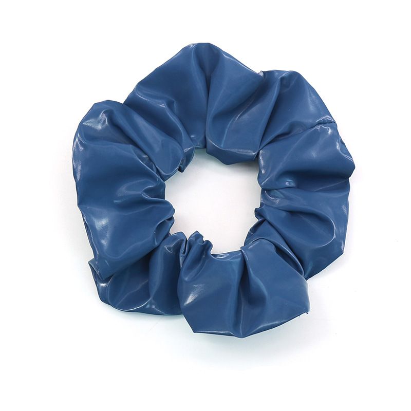 The same solid-color pearl chiffon pig intestine ring hair band as Yu Shuxin's, cute girl tied her hair in a bun details Picture