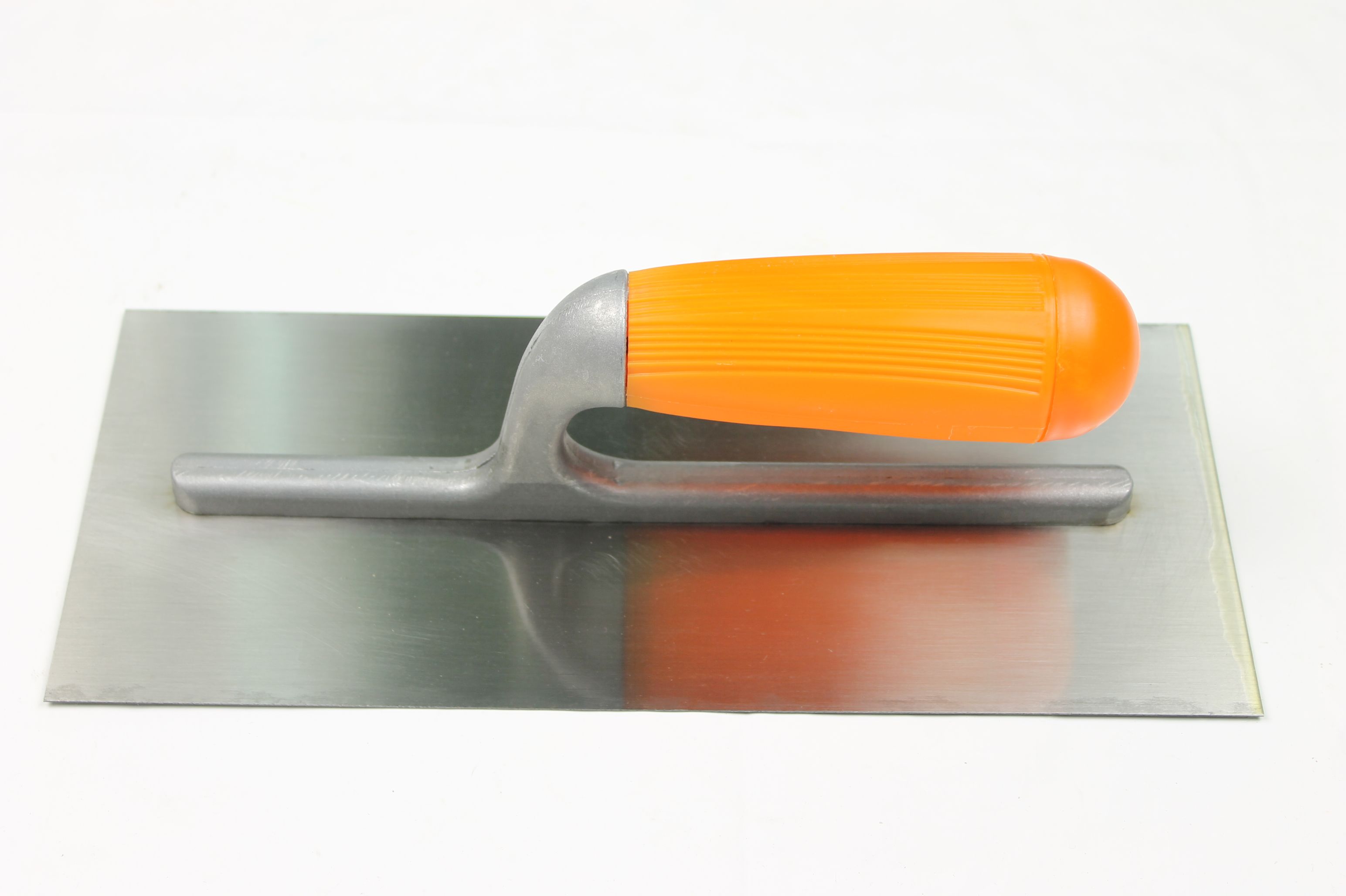 Trowel smeared with orange plastic handle thumbnail