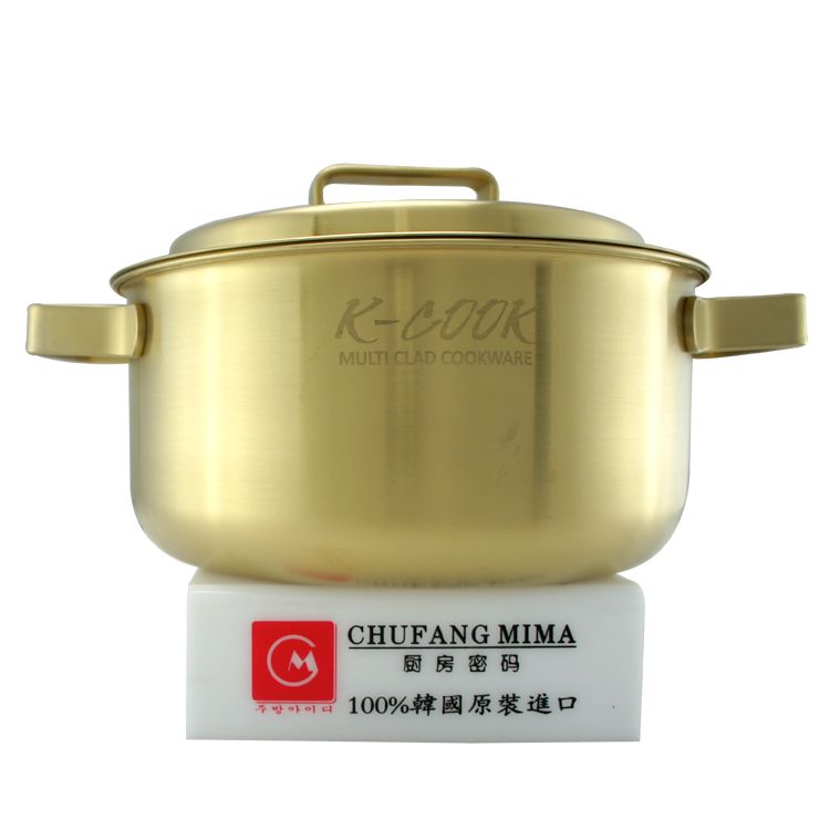 Kitchen Code: Original imported matte titanium soup pot from South Korea, 24cm detail image 1