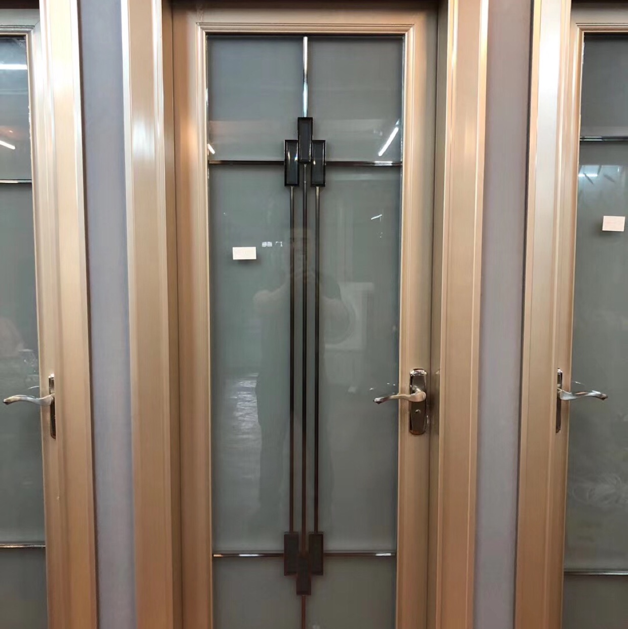 铝合金卫生间门，aluminum bathroom door 1