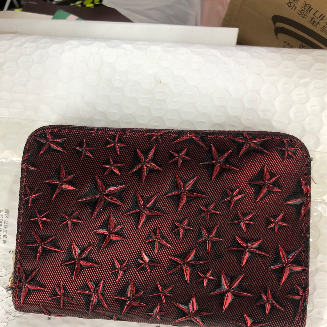 Single pull wallet details Picture