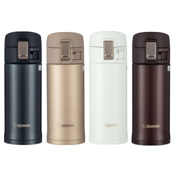 象印（ZO JIRUSHI） 进口真空保冷保温弹盖保温杯 SM-KR36 360ml白底实物图