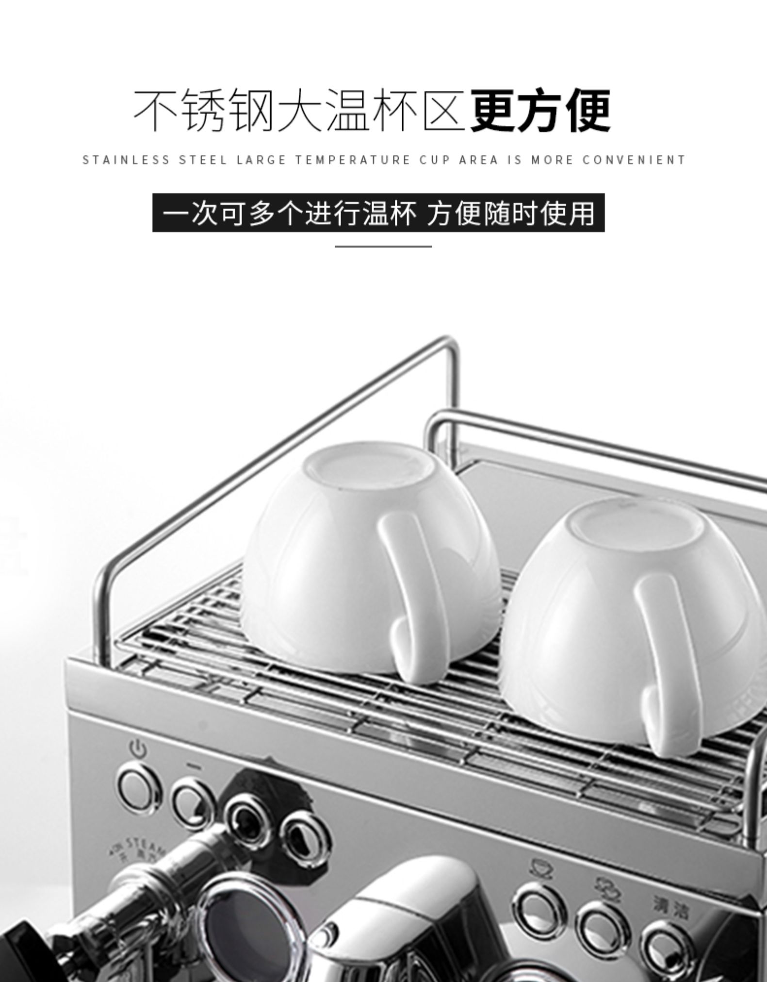 Welhome/惠家 KD-310J2咖啡机WPM开店专业商用意式半自动上水现磨详情图10